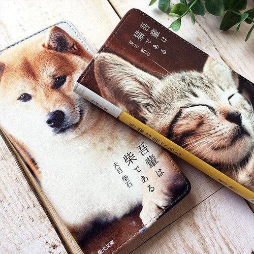 お好きな写真で！オリジナル小説本風スマホケース 全機種対応 うちの子 ペット 犬 猫 スマホケース iphoneケース